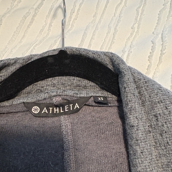 Athleta Gray Open Front Cardigan - Picture 6 of 9